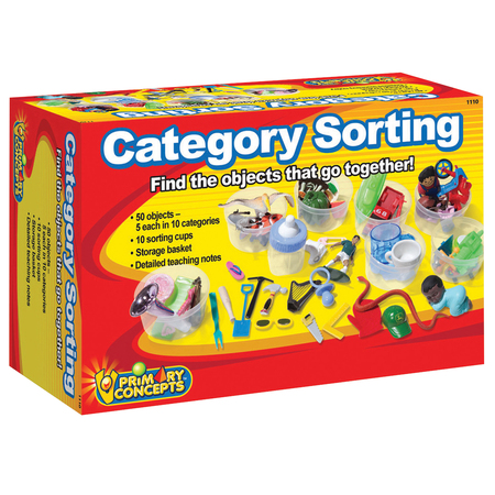 PRIMARY CONCEPTS Category Sorting Object Set 1110